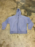 Adidas zip up hoodie graphic lilac S