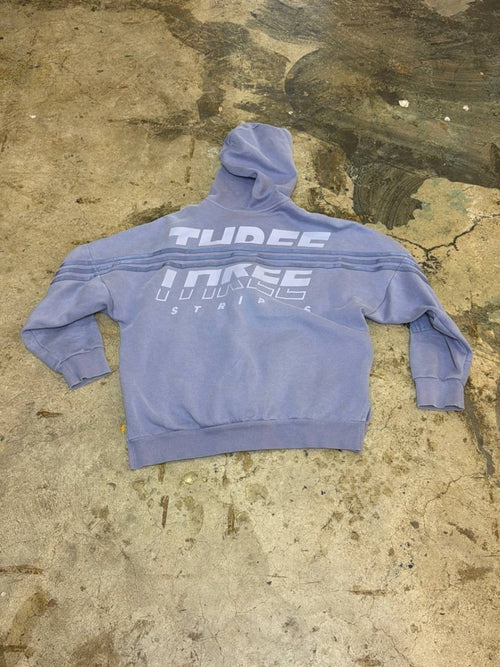 Adidas zip up hoodie graphic lilac S