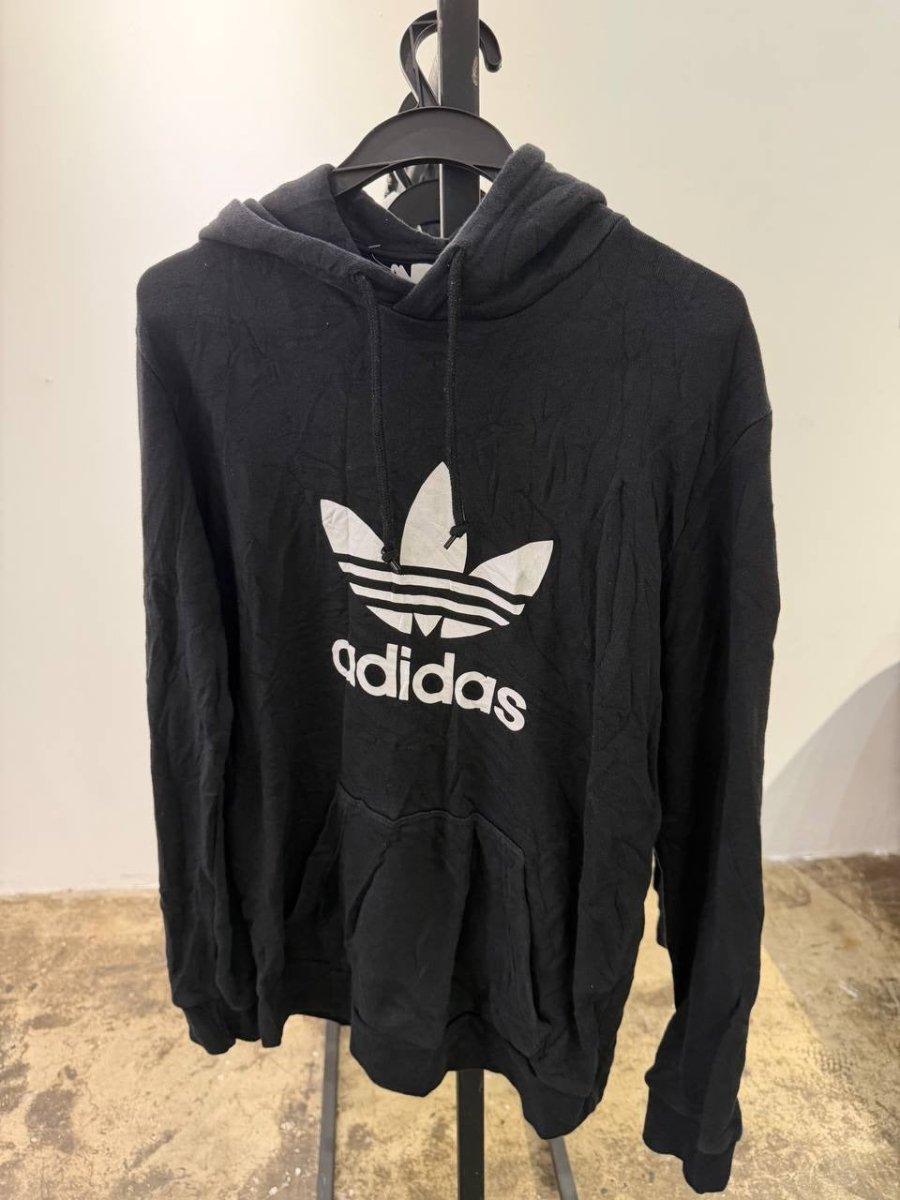 Adidas hoodie Trefoil logo black L