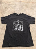 American Apparel Graphic T-Shirt Curse on Corrupt Capitalists Black Size M