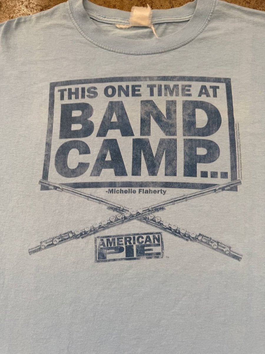 American Pie Band Camp Graphic T-Shirt Light Blue L