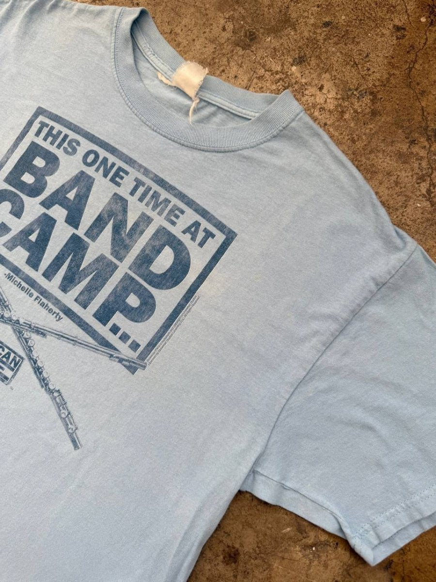 American Pie Band Camp Graphic T-Shirt Light Blue L