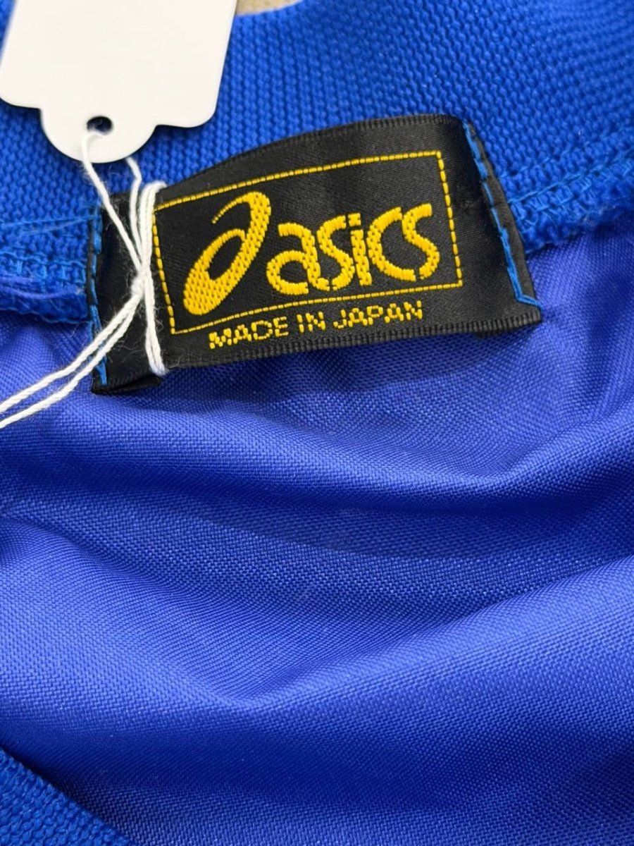 Asics football gear jersey blue