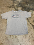 Bass Pro Shops graphic t-shirt fish design grey XL