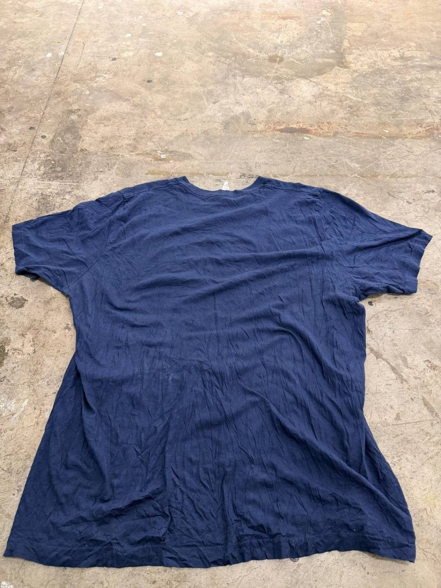 Bella+Canvas Graphic T-Shirt Vulcan Salute Navy Size 3XL