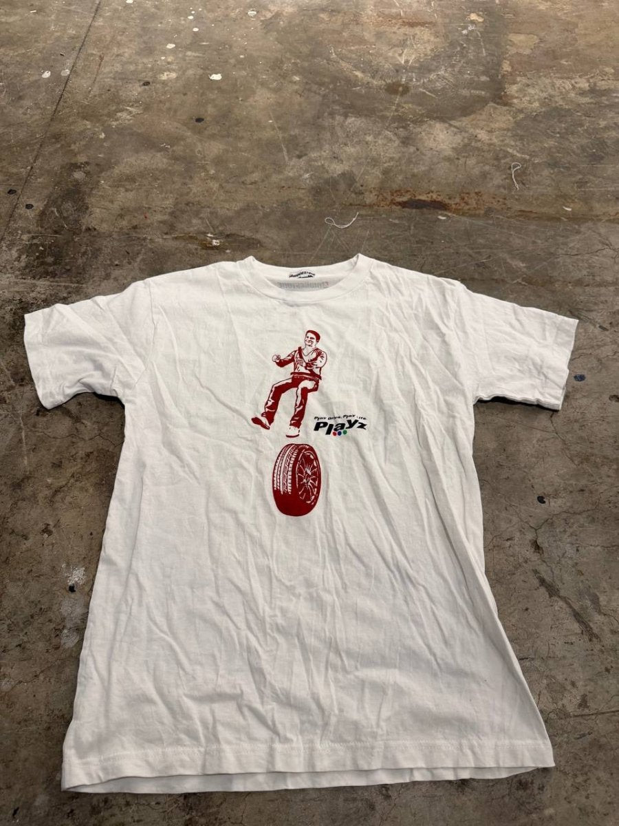 Bridgestone Graphic T-Shirt Playz White L