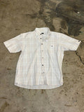 Burberry Black Label Button-Up Shirt plaid design white L