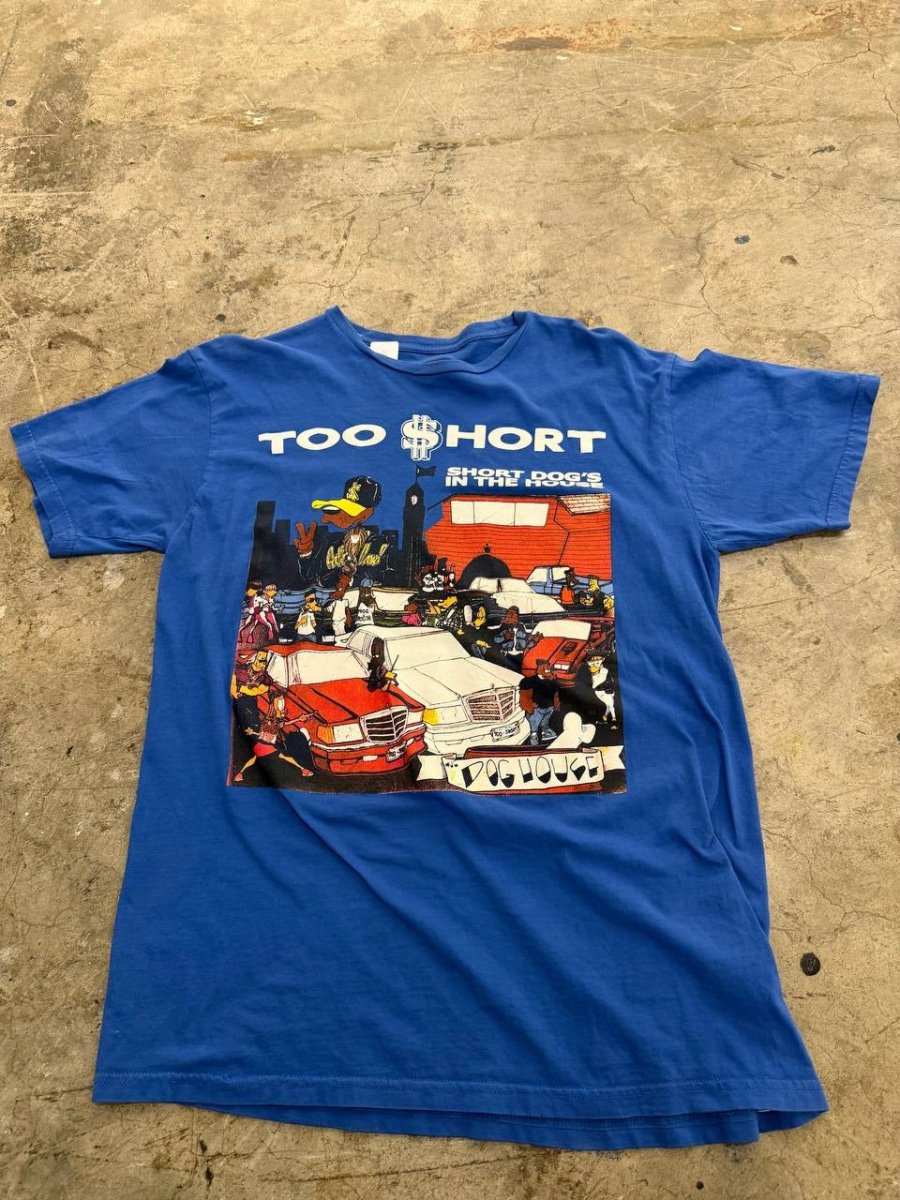 Control graphic T-shirt Too Short blue large