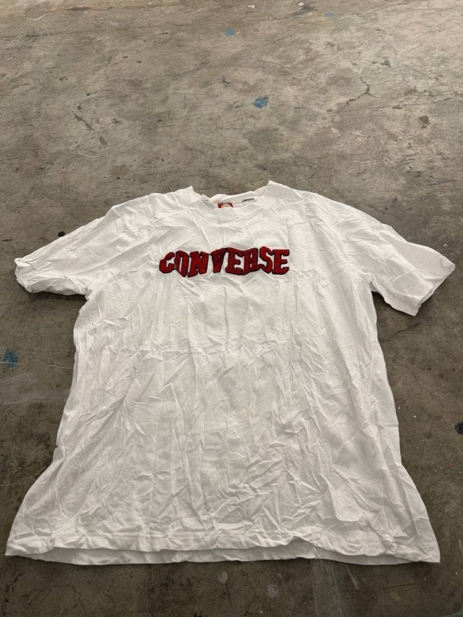 Converse Graphic T-Shirt logo design white 3L