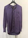 DAKS button-up shirt striped purple M