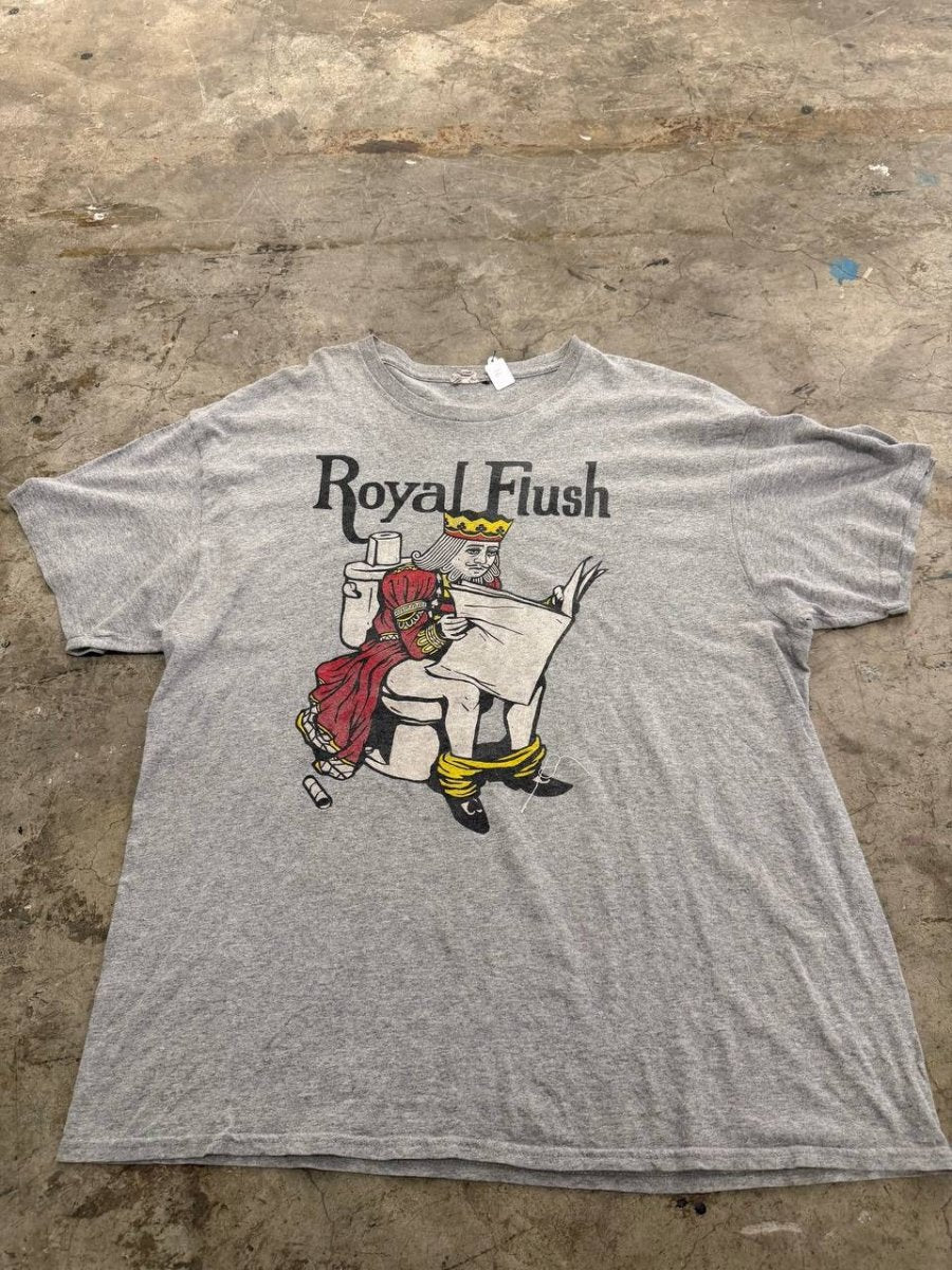 Delta Graphic T-Shirt Royal Flush Grey XL