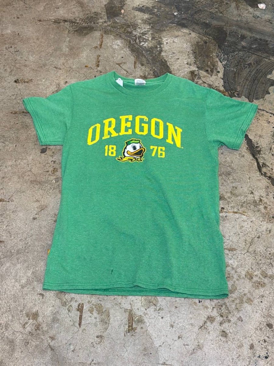 Delta Graphic T-Shirt Oregon design green S