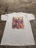Delta Graphic T-Shirt Shooting Up The Town Grey Size L