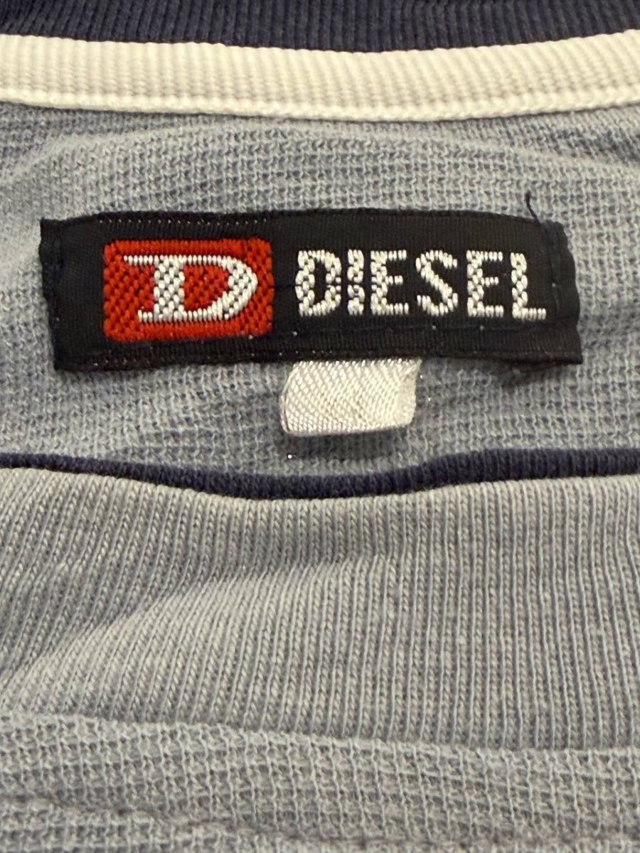 Diesel graphic t-shirt logo grey