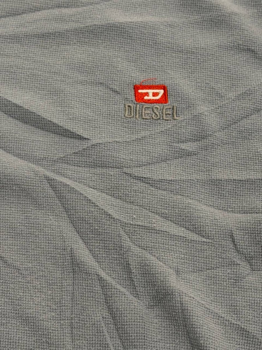 Diesel graphic t-shirt logo grey