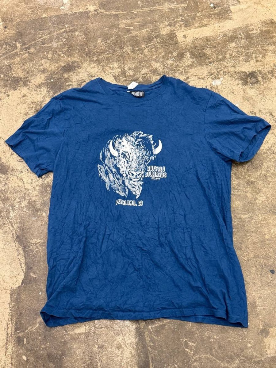 District Graphic T-Shirt Buffalo Billiards Blue XL