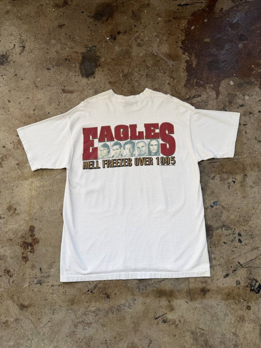 Eagles Hell Freezes Over 1995 Tour Tee White XL