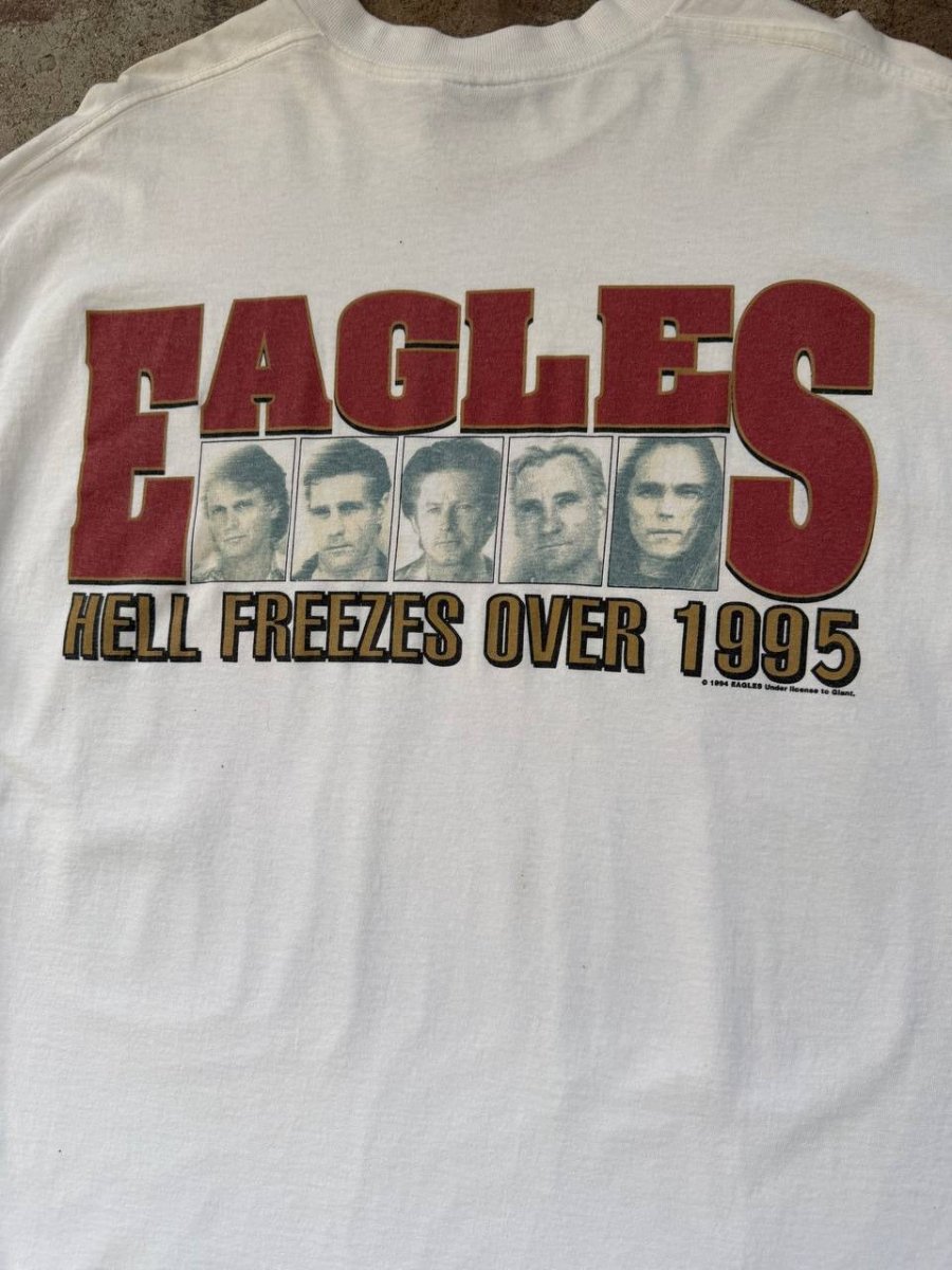 Eagles Hell Freezes Over 1995 Tour Tee White XL