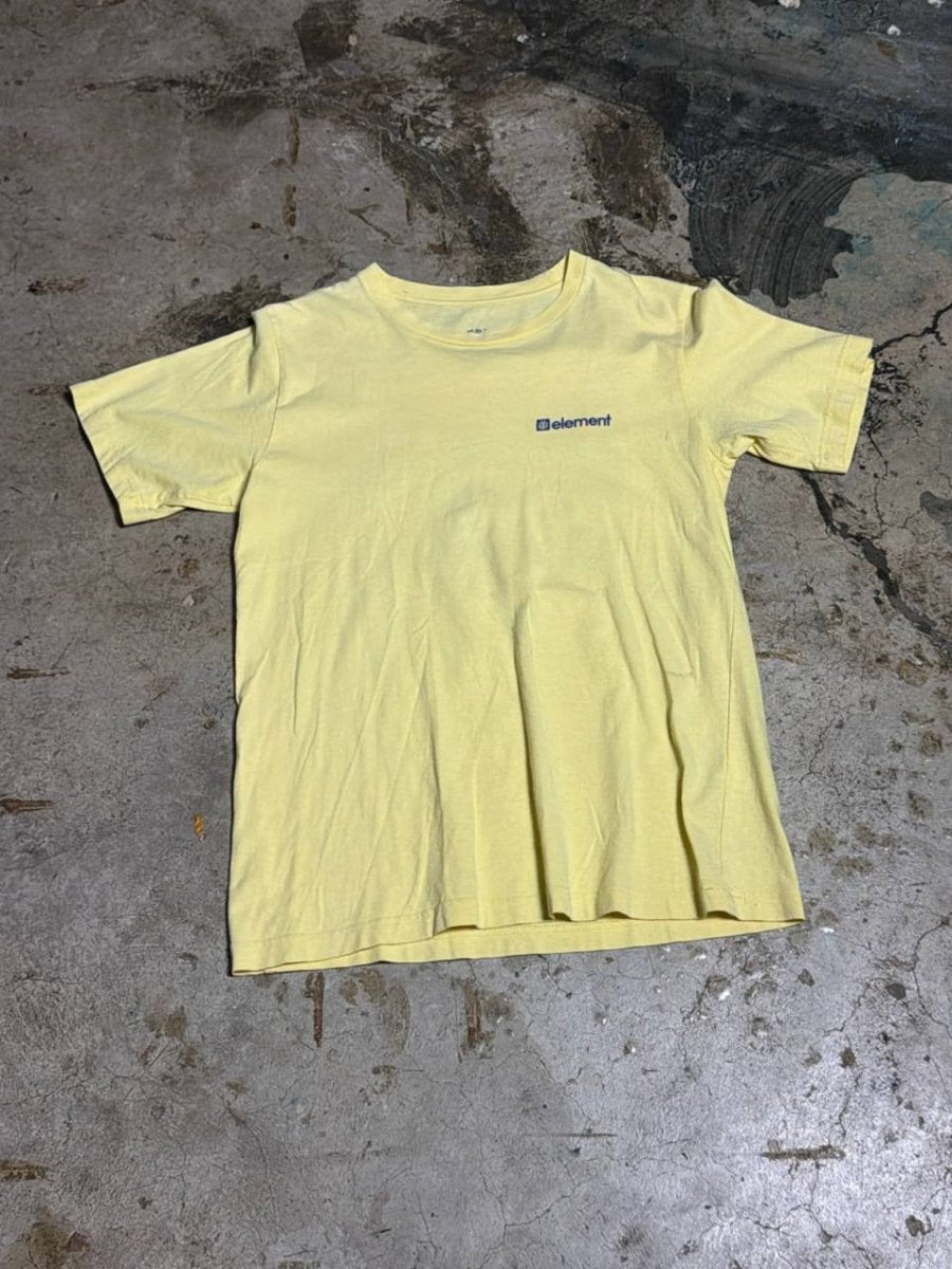 Element Graphic T-Shirt yellow with mountain design S