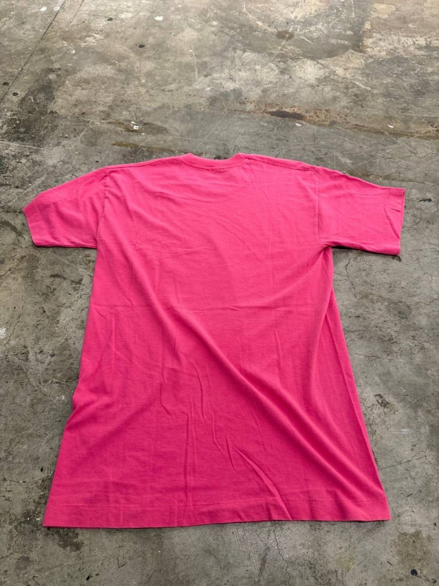 European Iyengar Yoga Convention 1993 Single Stitch T-Shirt Pink