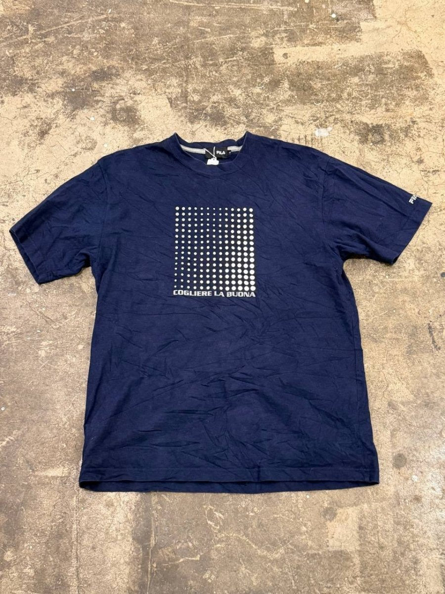 Fila Graphic T-Shirt dot pattern navy L