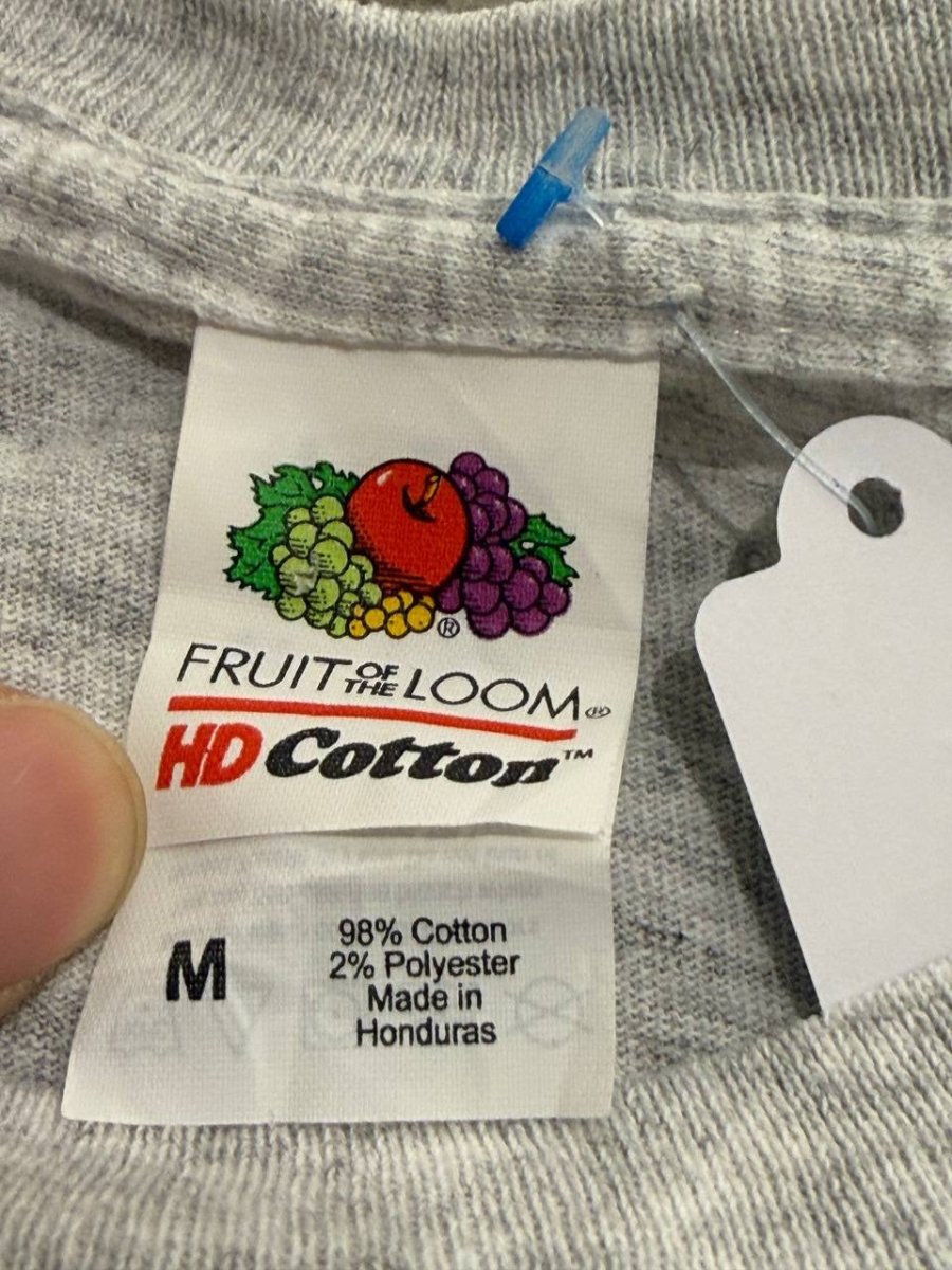 Fruit of the Loom Graphic T-Shirt Dill With It Grey Size M