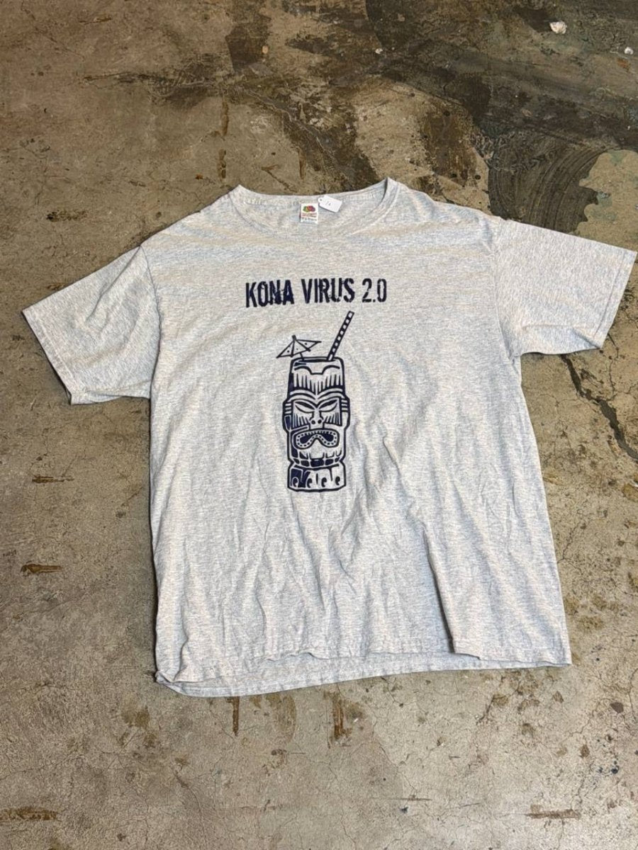 Fruit of the Loom Graphic T-Shirt Kona Virus 2.0 Grey L