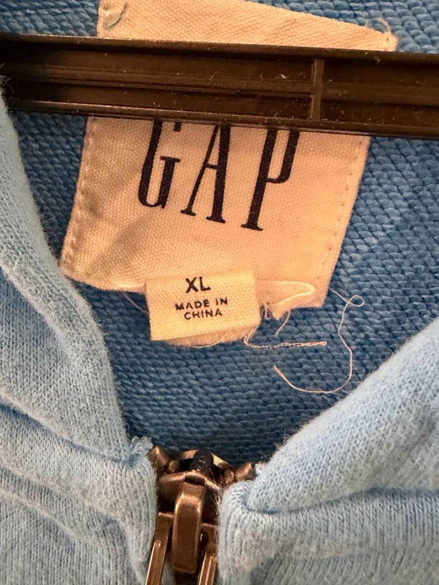 GAP hoodie 1969 logo blue XL