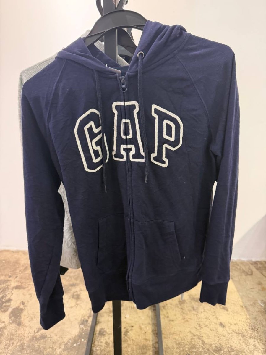 GAP hoodie logo design navy S