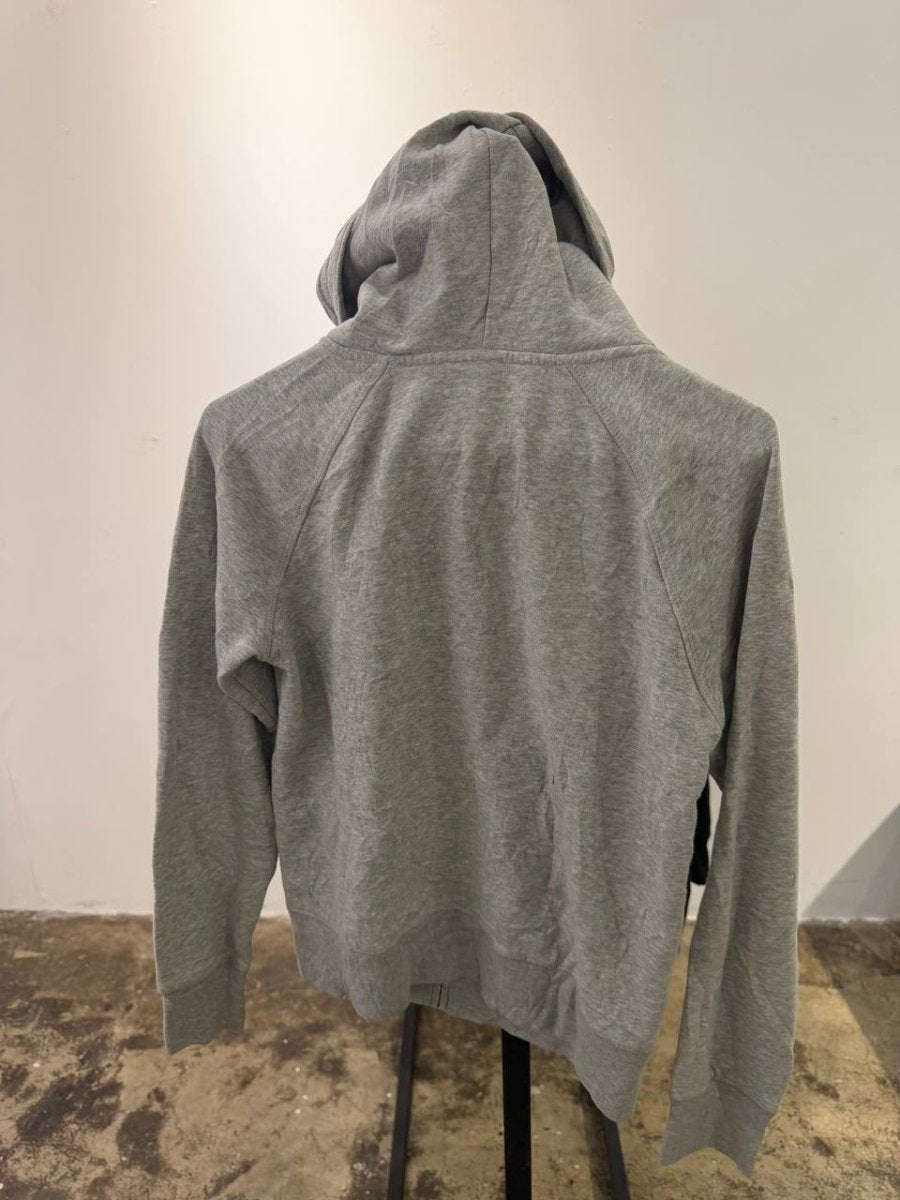 GAP zip-up hoodie classic logo grey XXS