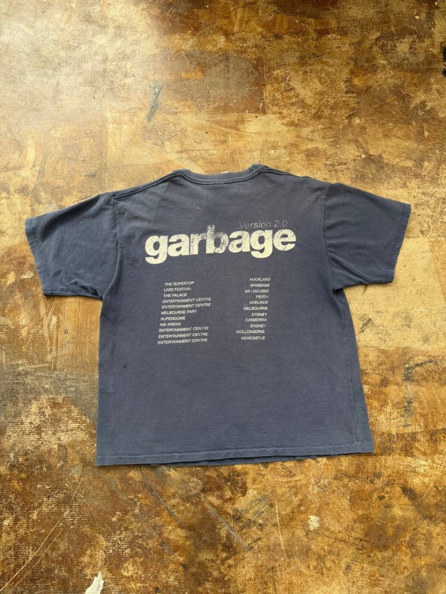 Garbage Version 2.0 Tour Tee Navy XL