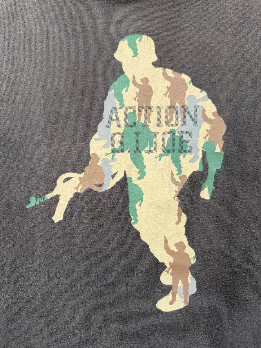 G.I. Joe Action Figure Graphic T-Shirt Charcoal L