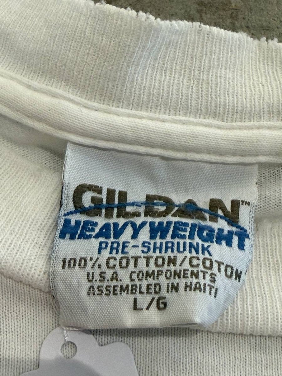 Gildan Graphic T-Shirt Bud Ice Penguin White L