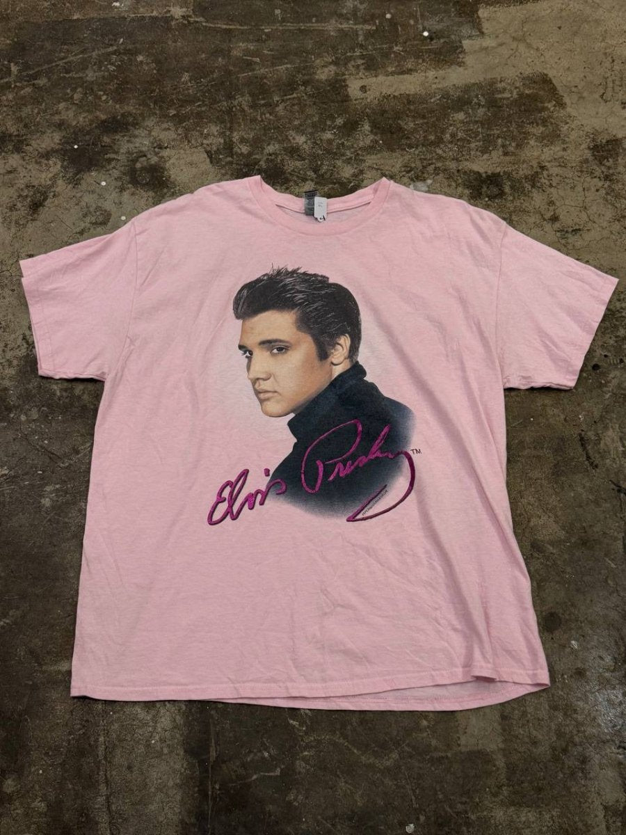 Gildan Graphic T-Shirt Elvis Presley Pink XL