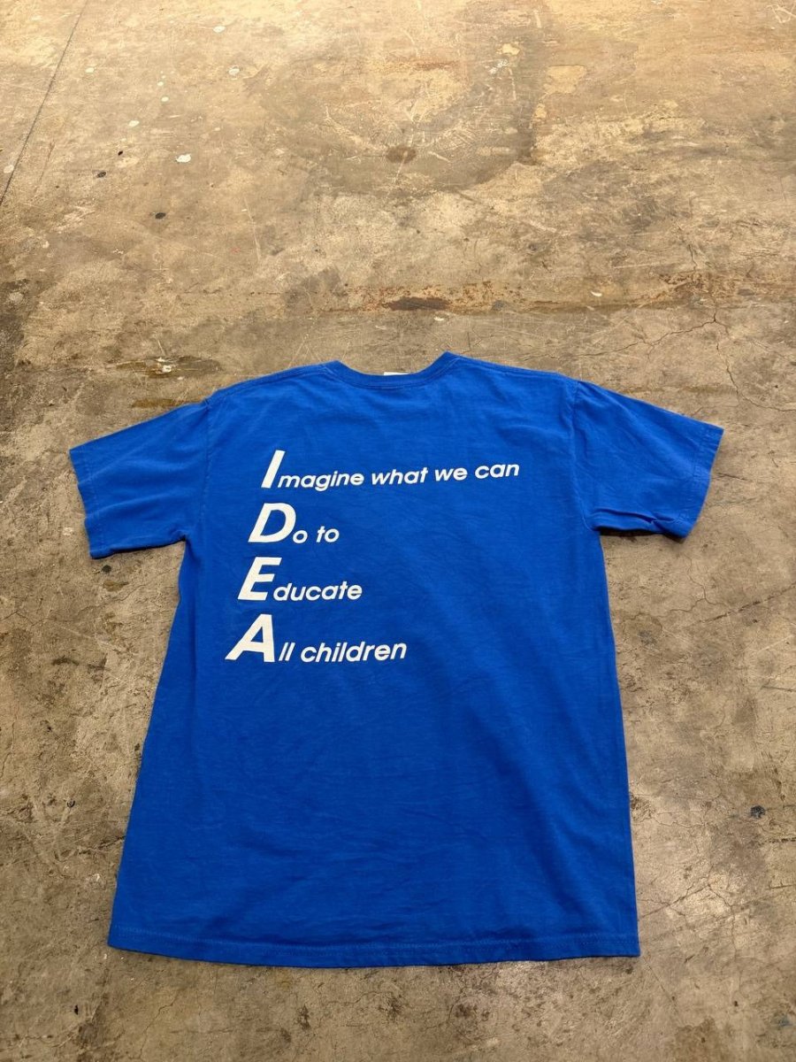 Gildan graphic T-shirt Knowing Autism Conference blue medium