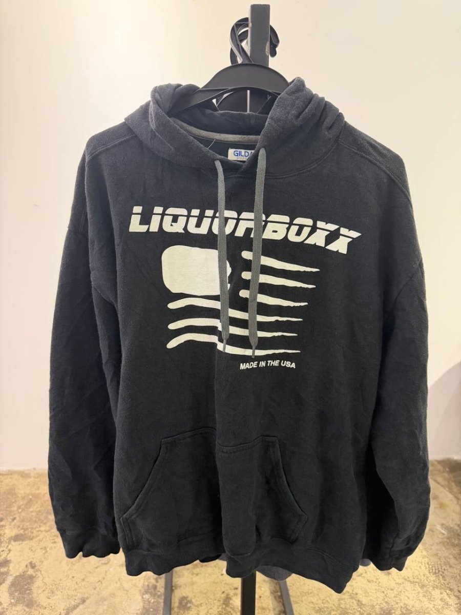 Gildan graphic hoodie Liquorboxx black L