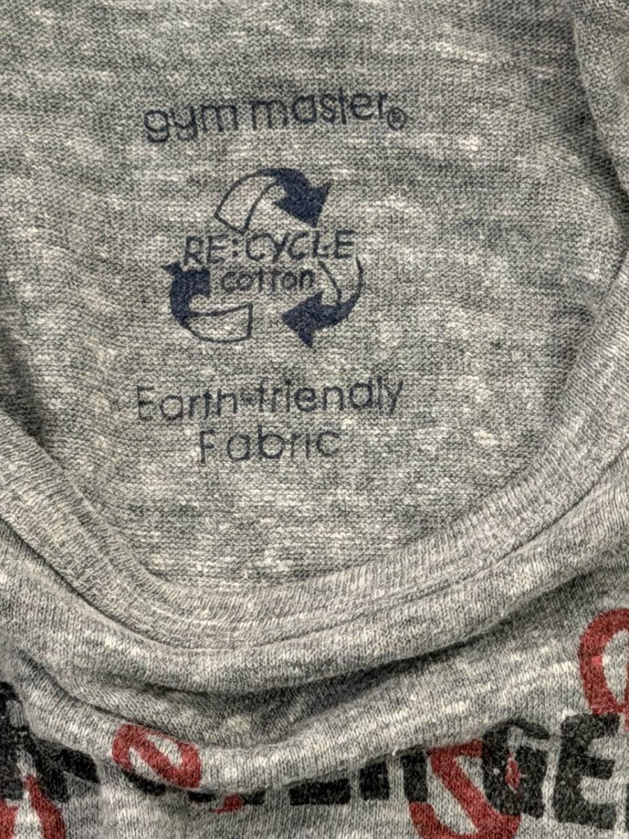 Gym Master Graphic T-Shirt Nuclear Power Grey