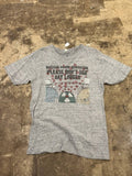 Gym Master Graphic T-Shirt Nuclear Power Grey