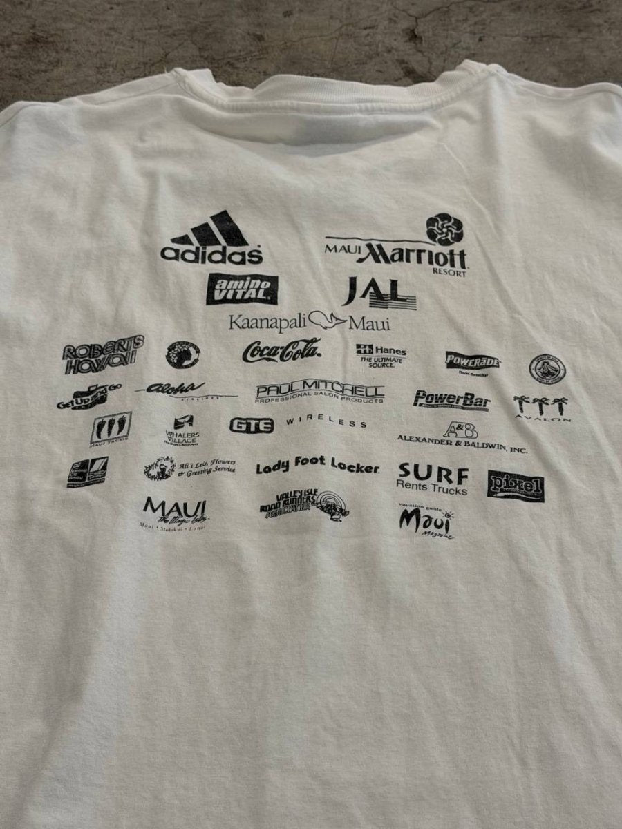 Hanes Graphic T-Shirt Maui Marathon White L