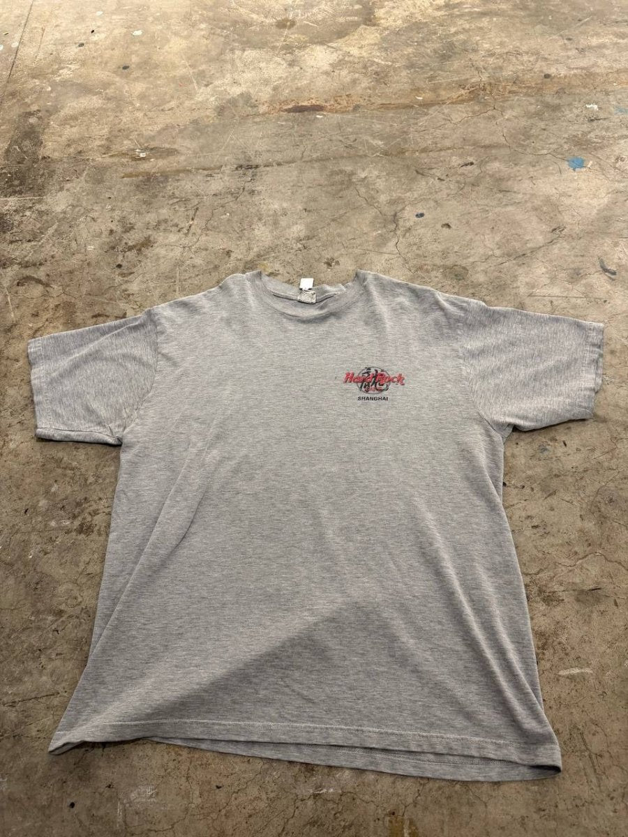 Hard Rock Cafe graphic T-Shirt Shanghai dragon grey XL