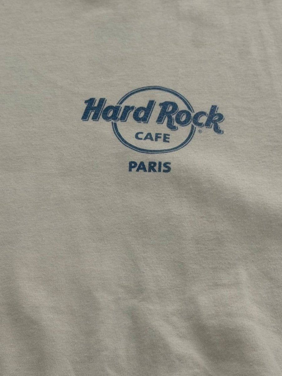 Hard Rock Cafe Graphic T-Shirt Paris Theme White XL