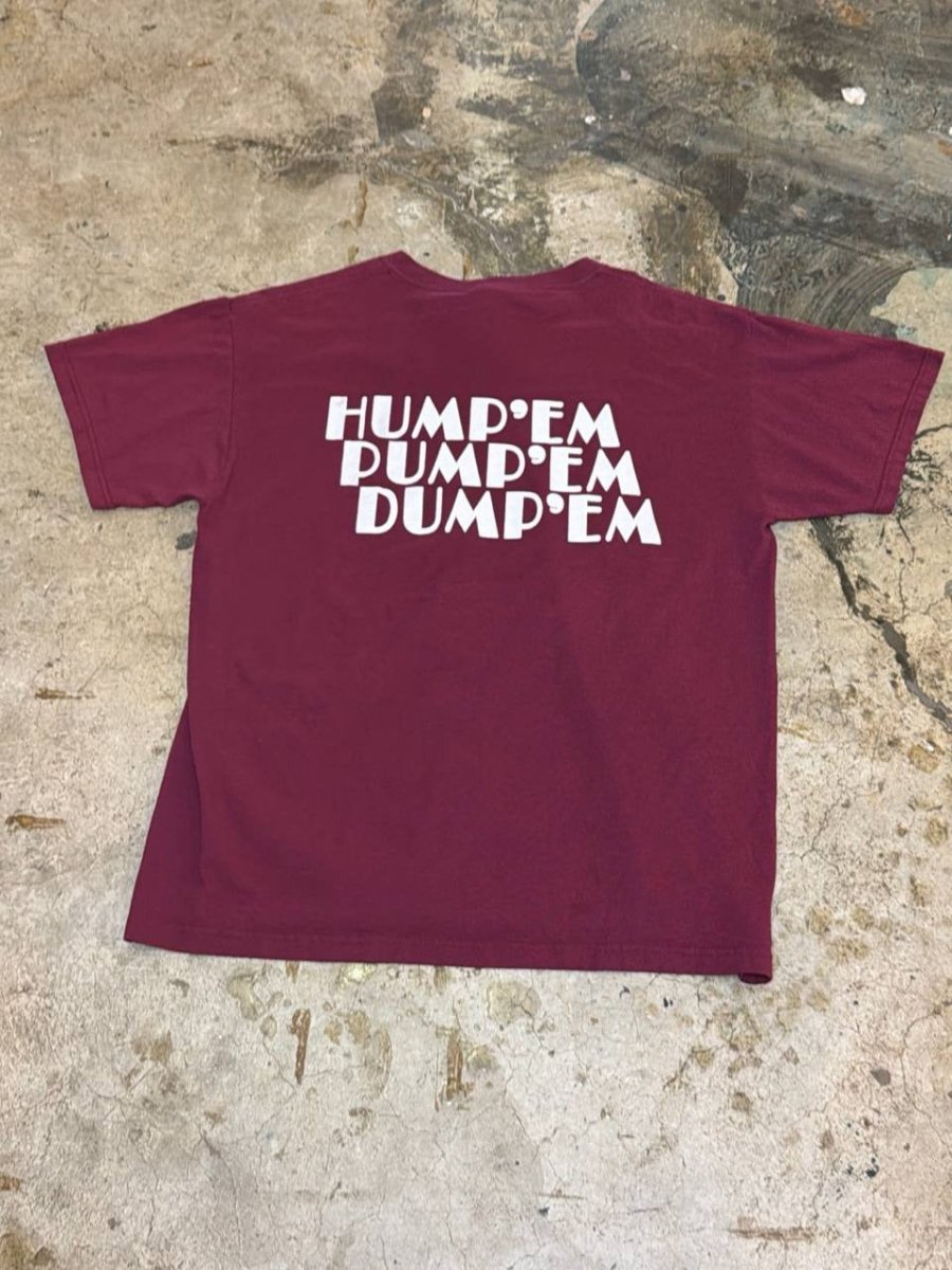 Jerzees Graphic T-Shirt Rebels Drill Team maroon L