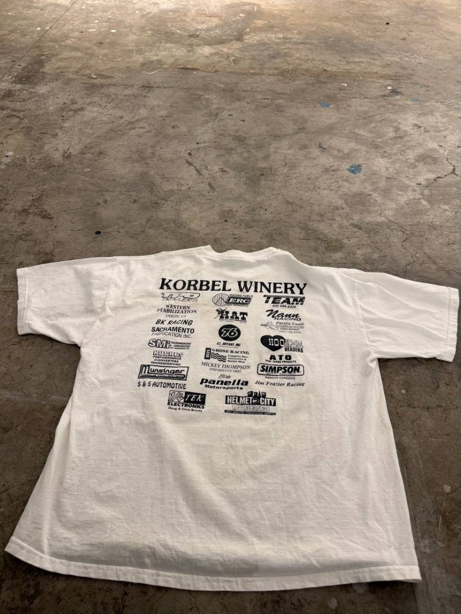 Jerzees Graphic T-Shirt West Coast Super Eliminator White