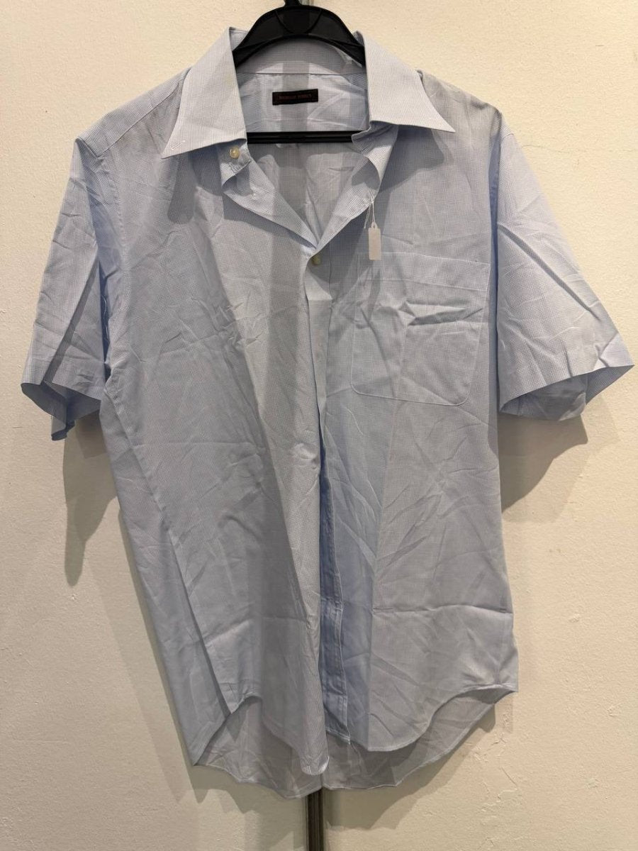 Journal Works short sleeve shirt checkered light blue L