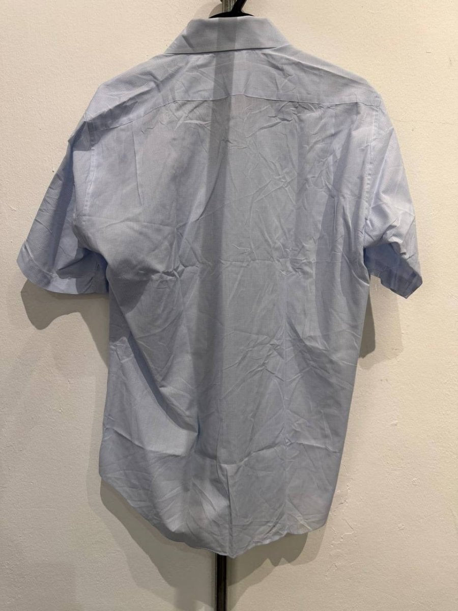 Journal Works short sleeve shirt checkered light blue L