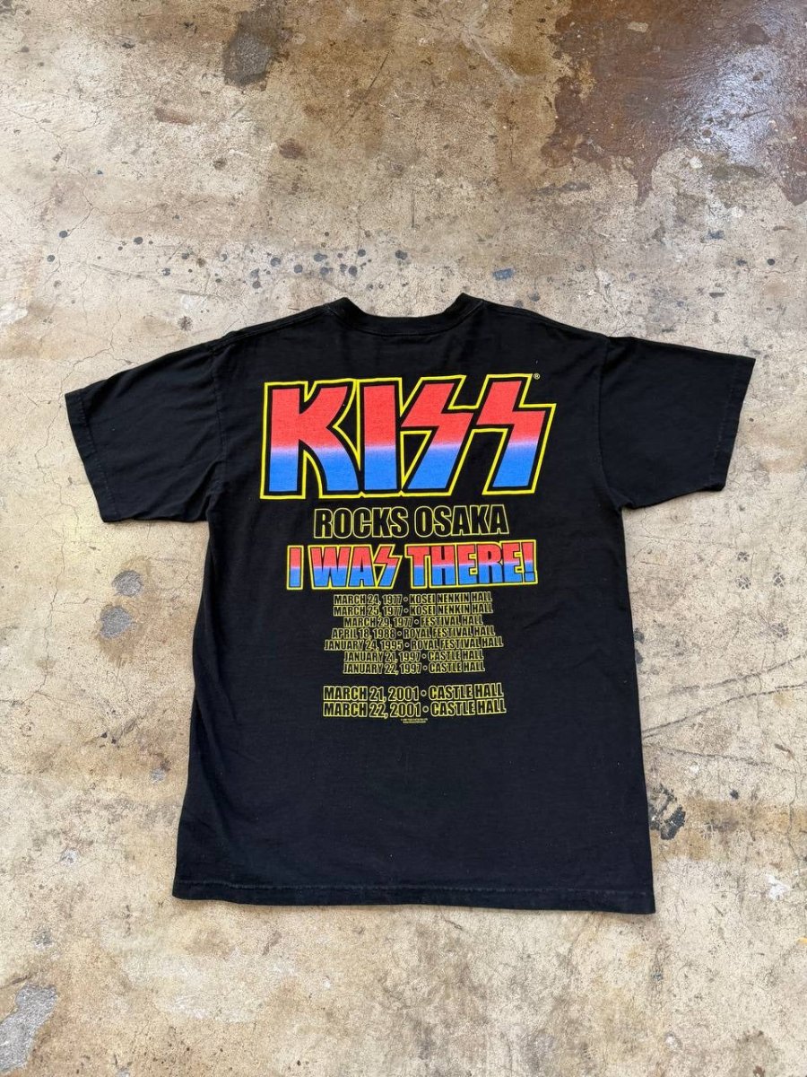 KISS Farewell Tour Osaka 2001 Tee Black L