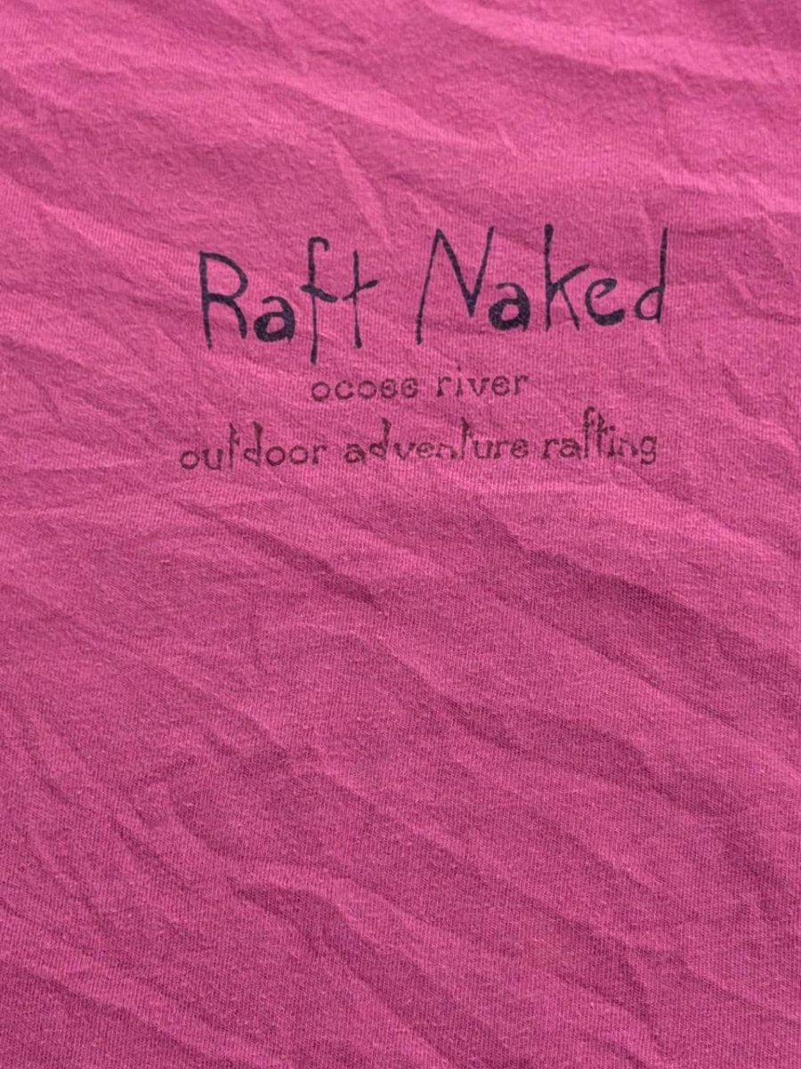 LAT Graphic T-Shirt Raft Naked Adventure Pink 2XL