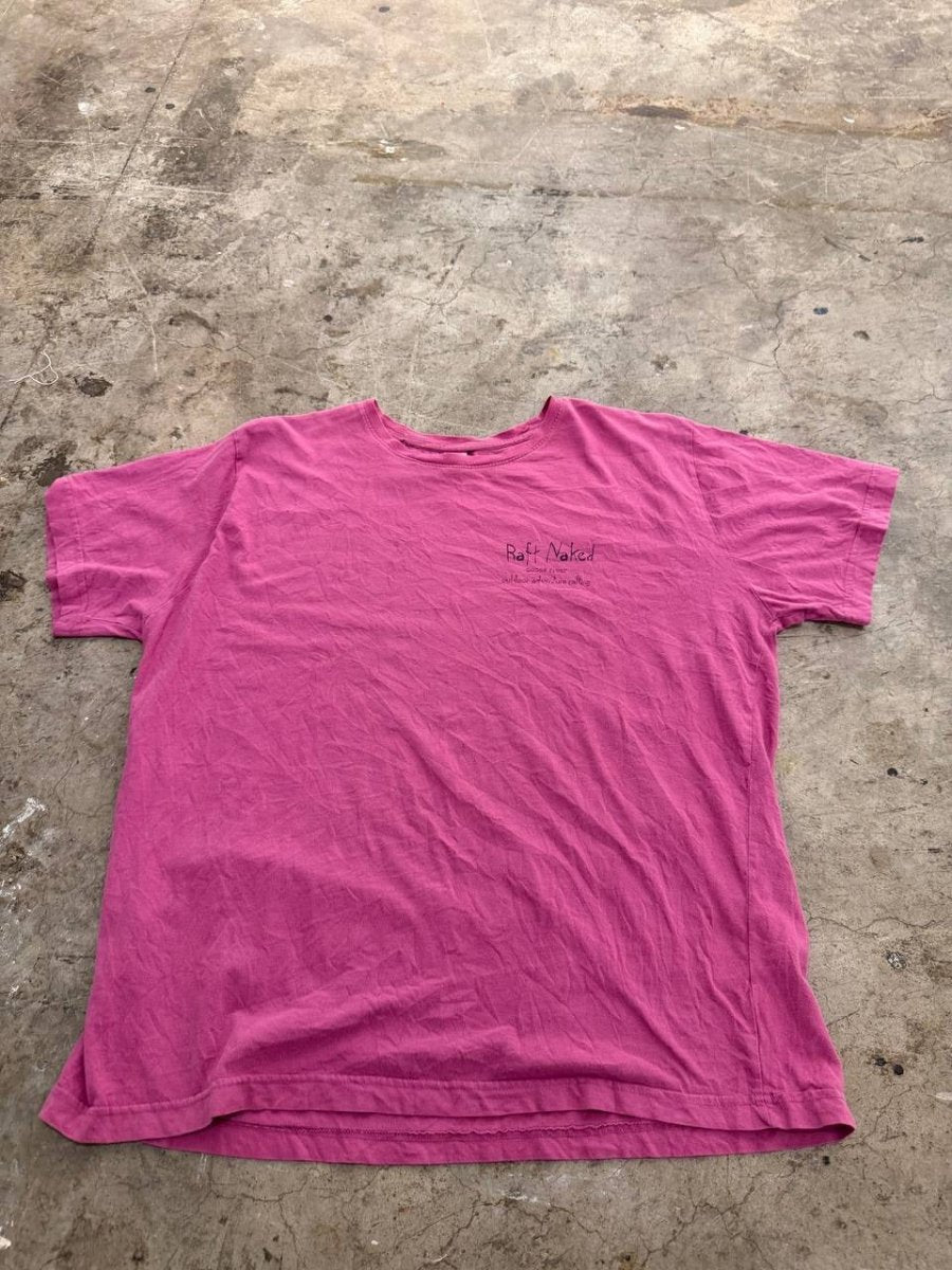 LAT Graphic T-Shirt Raft Naked Adventure Pink 2XL