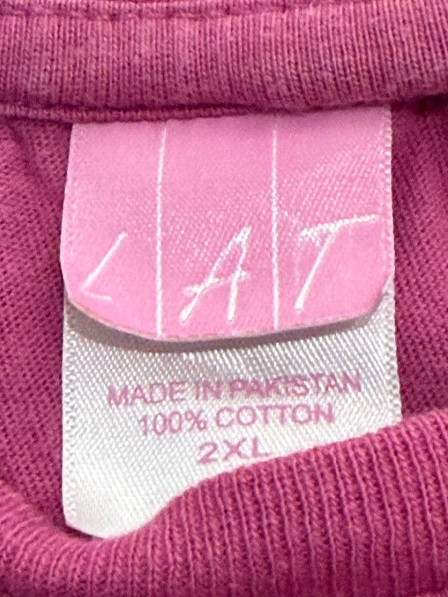 LAT Graphic T-Shirt Raft Naked Adventure Pink 2XL