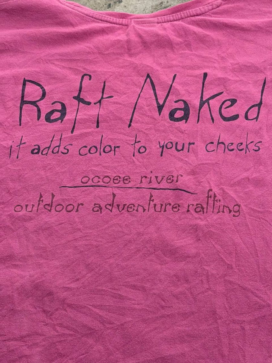 LAT Graphic T-Shirt Raft Naked Adventure Pink 2XL